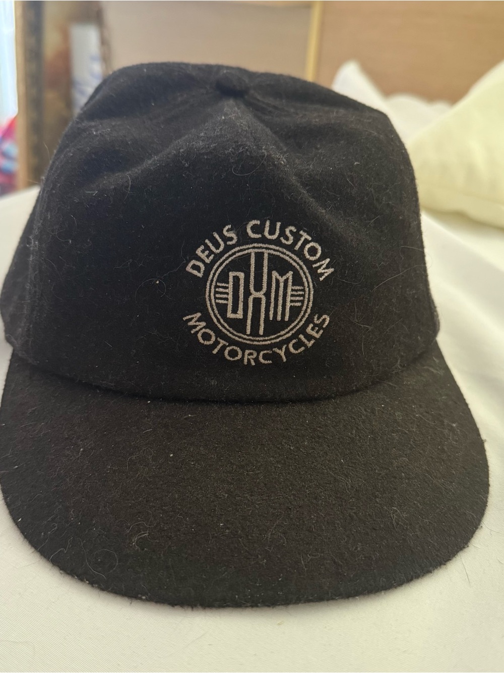Deus Custom Motorcycles Black Baseball Cap